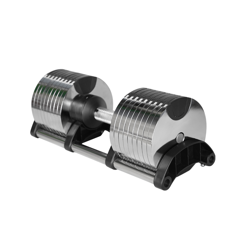 Adjustable Dumbbell Pair 40Kg - Chrome Adjustable Dumbbell คู่ 2 กก.(5lb)