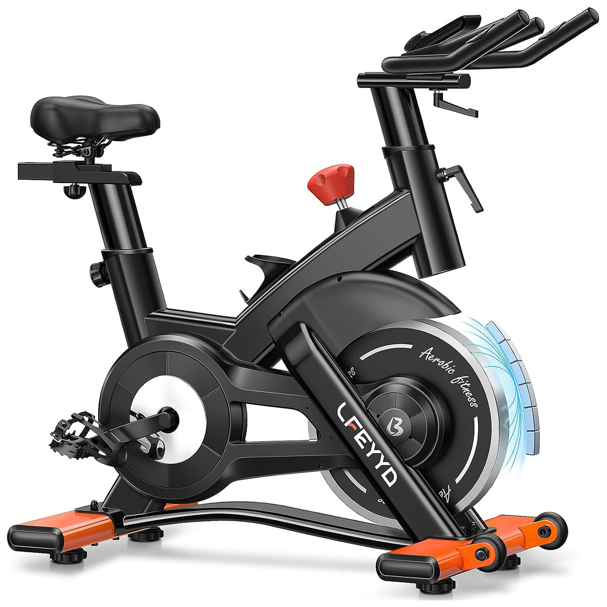 Exercise Bike Magnetic Resistance - จักรยานออกกำลังกาย Pooboo รุ่น 400LB พร้อมระบบต้านทานแบบแม่เหล็ก ลดเสียงรบกวน