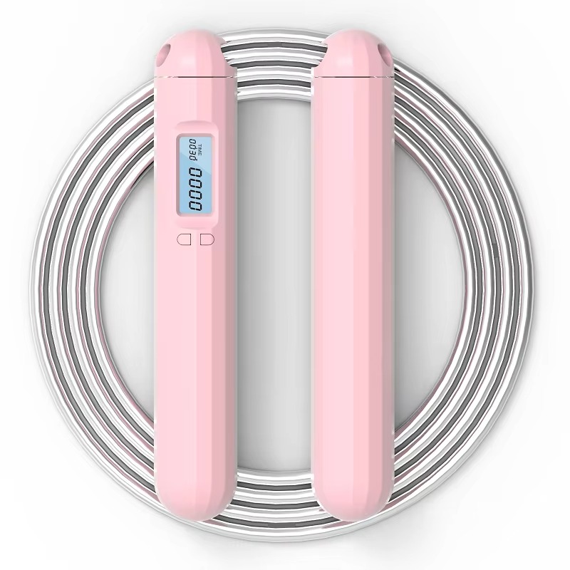 Smart Jump Rope Digital Counter - เชือกกระโดดอัจฉริยะแบบปรับได้ ไร้สาย พร้อมตัวนับความเร็วแบบดิจิทัล สามารถปรับแต่งโลโก้ได้