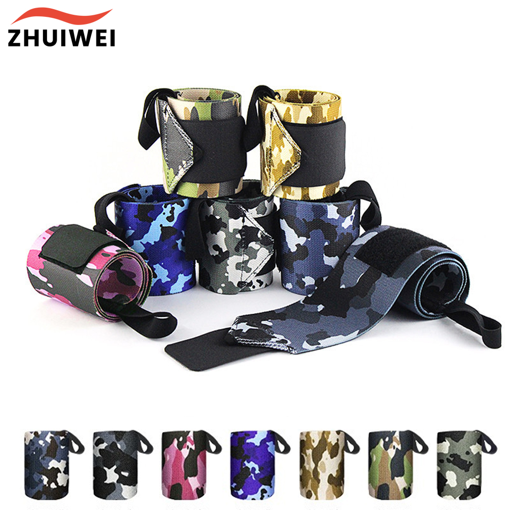 Wrist Wraps Weightlifting Support - 1 PC สายรัดข้อมือ GYM STRAP Camouflage