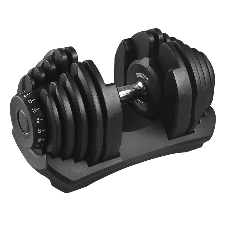 Adjustable Dumbbell Pair 40Kg - ชุดดัมเบลปรับน้ำหนักได้รวดเร็ว อุปกรณ์ฝึกซ้อมสำหรับออกกำลังกายที่บ้าน เสริมสร้างความแข็งแรงแกนกลางลำตัว 28 กก.