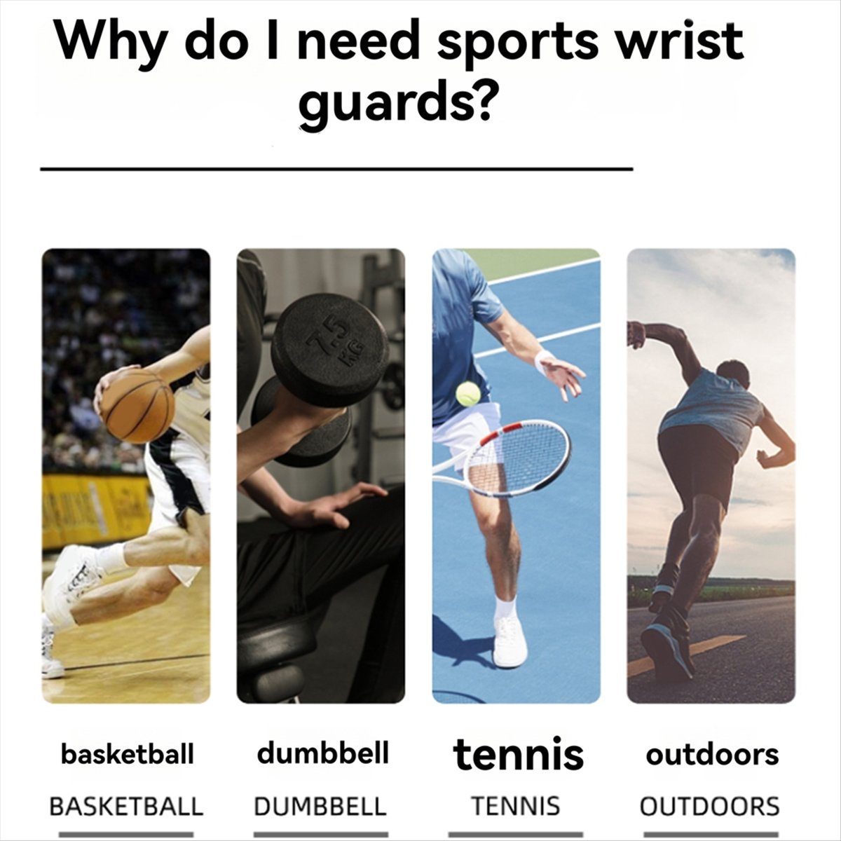 สายรัดข้อมือ A91P 1 คู่ สายรัด - Wrist Wraps Weightlifting Support บทวิจารณ์และราคา