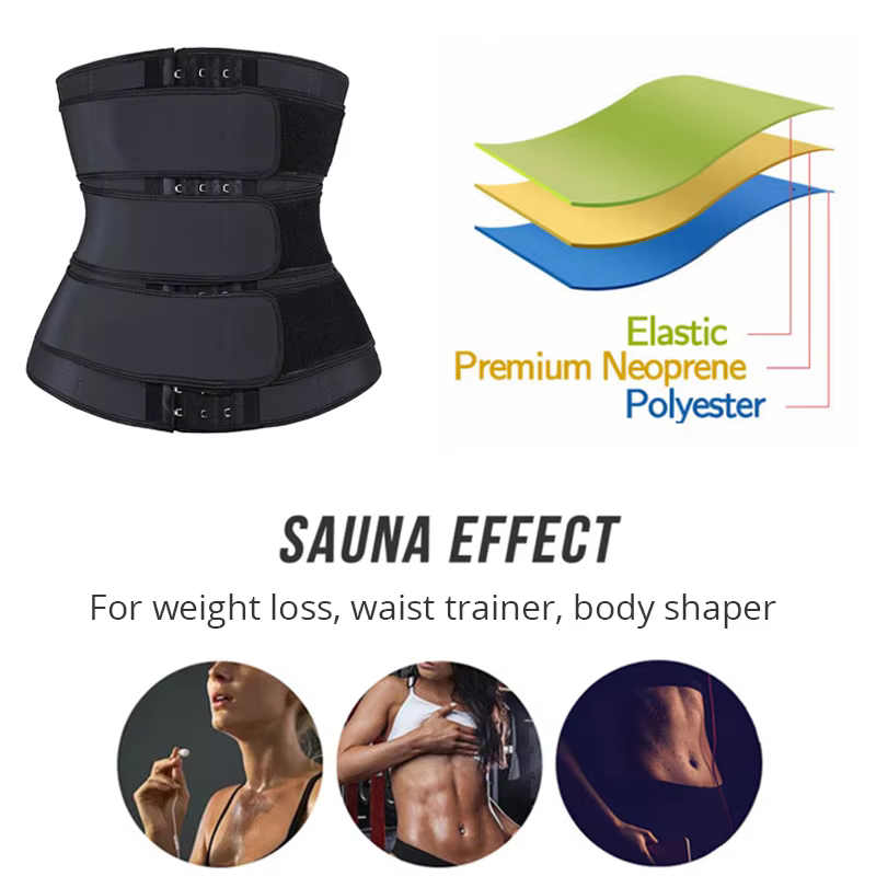 ผู้หญิงปรับหน้าอก Tummy ควบคุม - Sweat Waist Trainer Belt Neoprene บทวิจารณ์และราคา