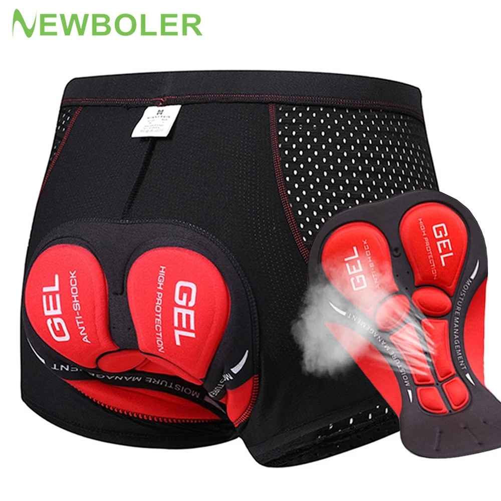 Newboler กางเกงขาสั้นขี่จักรยา - Padded Cycling Shorts 5D Gel บทวิจารณ์และราคา