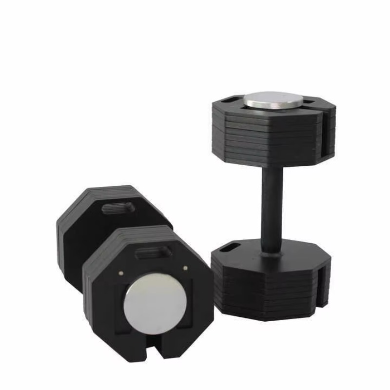 ดัมเบลโลหะรูปทรงแปดเหลี่ยมปรับ - Adjustable Dumbbell Pair 40Kg บทวิจารณ์และราคา