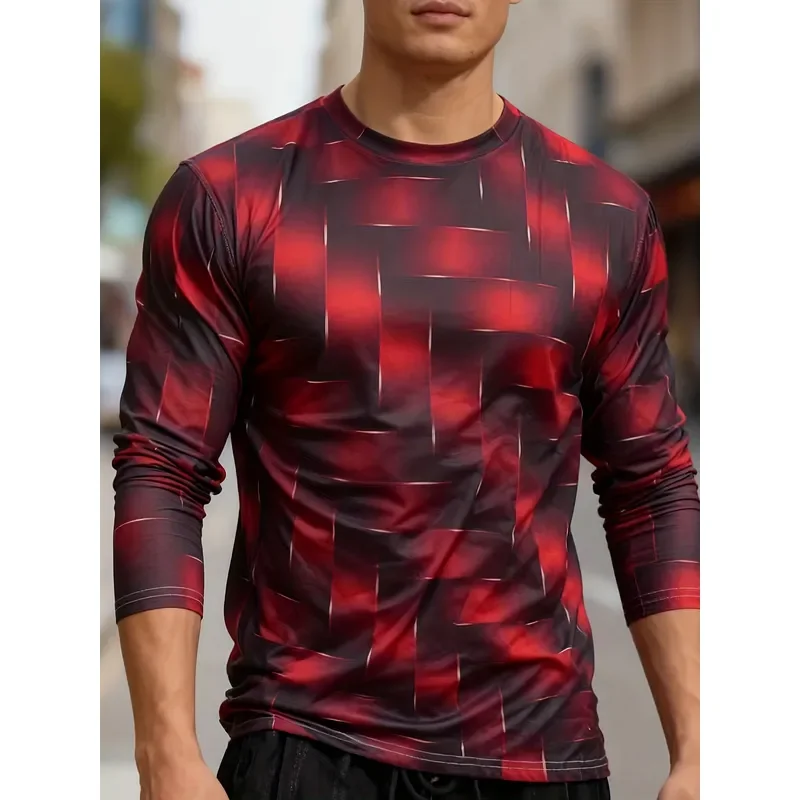 เสื้อยืดแขนยาวผู้ชายพิมพ์ลาย 3 - Hiking บทวิจารณ์และราคา