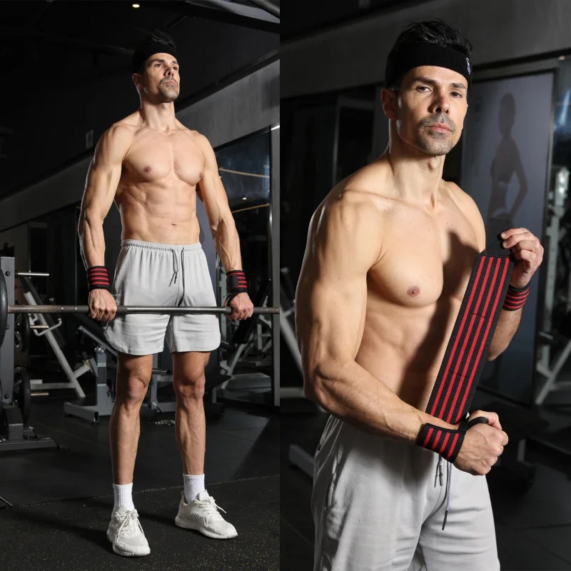 สายรัดพยุงข้อมือสำหรับออกกำลัง - Wrist Wraps Weightlifting Support บทวิจารณ์และราคา