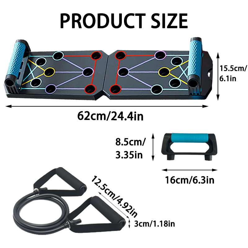 ชุดบอร์ดวิดพื้นอเนกประสงค์แบบพ - Push Up Board Foldable Multi Function บทวิจารณ์และราคา